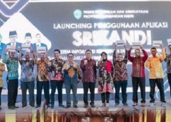 Launching Penggunaan Aplikasi Srikandi Disdikbud Kaltim Bagikan 486 Tablet