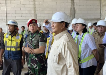 Menhan Prabowo Subianto Tinjau Kesiapan Lokasi Upacara HUT RI di IKN