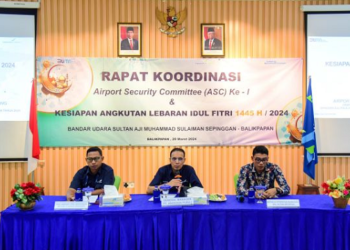 Airport Security Comittee Bandara SAMS Bahas Kesiapan Arus Mudik Lebaran
