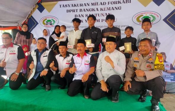 FORKABI DPRt Bangka Kemang Gelar Santunan untuk Anak-Anak Yatim Piatu