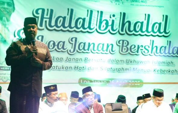 Bupati Kukar Halal Bihalal dan Bershalawat di Loa Janan