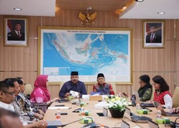 Pamkab Kukar Kerjasama dengan Badan Informasi Geospasial  RI