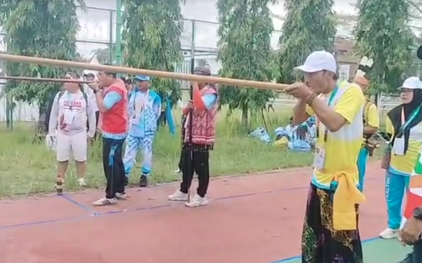 Sumpitan dan Panahan Tradisional Nusantara Tambah 3 Emas Bagi Kaltim