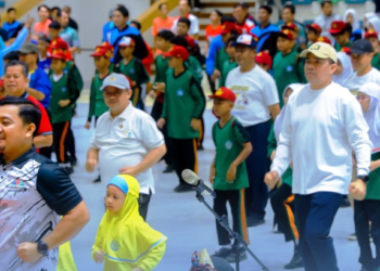 Mendikdasmen dan Wali Kota Andi Harun Pimpin Pagi Ceria