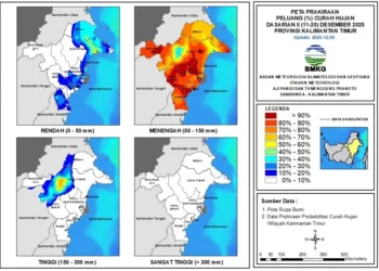 Waspada Hujan Tinggi di Hulu Kaltim