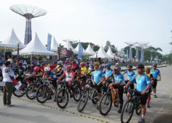 Dispora Kukar Ajak Masyarakat dan Gandeng ISSI Kukar Gelar Gowes Santai
