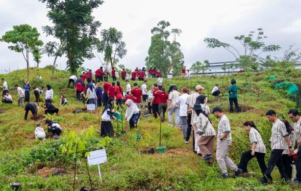 MenPANRB Tanam Ratusan Pohon di Kawasan Inti Pusat Pemerintahan Nusantara