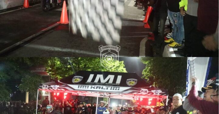Wadahi Bakat Muda, Wawali Samarinda Resmi Buka Night Race Drag Bike Kapolresta Cup 2026