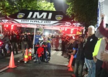 Wadahi Bakat Muda, Wawali Samarinda Resmi Buka Night Race Drag Bike Kapolresta Cup 2026