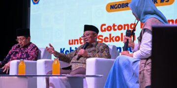 Tiga Menteri Bersinergi Percepat Revitalisasi Sekolah dan Digitalisasi Pembelajaran