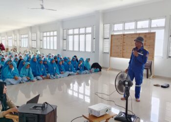 HUT ke-22 Tagana, Ratusan Santri di Samarinda Dibekali Literasi Mitigasi Bencana