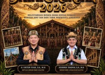 Festival Budaya Dayak Kenyah Desa Pampang
