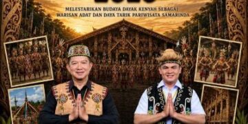 Festival Budaya Dayak Kenyah Desa Pampang
