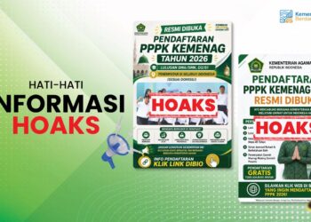 Beredar Flyer Pendaftaran PPPK Kemenag 2026 di Media Sosial, Humas: Itu Hoaks!