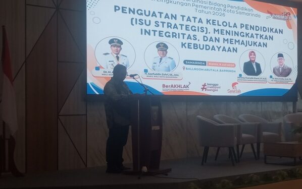Buka Rakor Pendidikan, Wawali Samarinda Instruksikan Kepsek Jadi Orang Tua Bijak