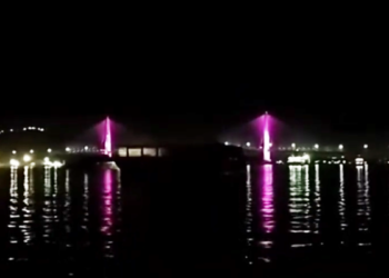 Lampu Utama Jembatan Mahkota II Dipasang Bulan Depan, Lintasan Malam Makin Nyaman