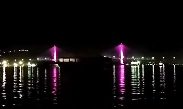 Lampu Utama Jembatan Mahkota II Dipasang Bulan Depan, Lintasan Malam Makin Nyaman