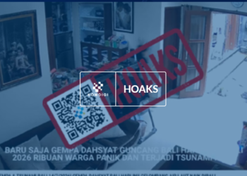 Cek Fakta di Balik Viral Video Hoaks Gempa dan Tsunami Besar di Bali