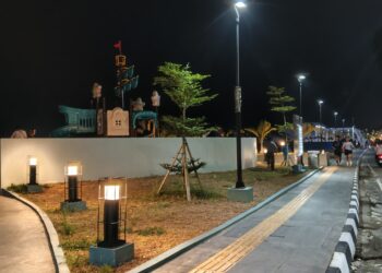 Kawasan Tepi Sungai Mahakam Terus Bersolek Lebih Anggun