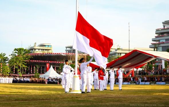 Inklusif dan Khidmat, Upacara Penurunan Bendera Peringatan HUT ke-81 RI