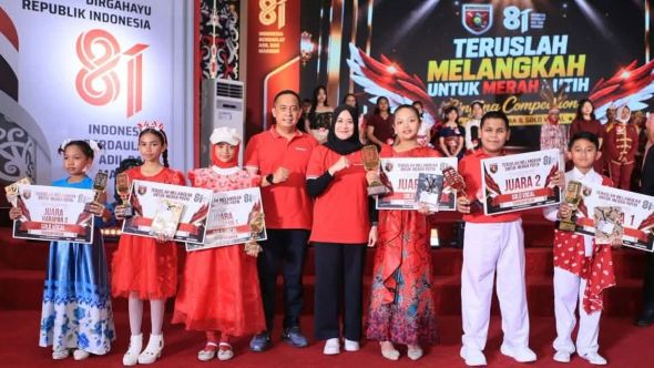 Pangdam VI/Mulawarman Mayjen Krido Pramono Rayakan HUT ke-81 RI Lewat Musik