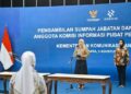 Lawan Hoaks Makin Gacor, 7 Anggota KIP Periode 2026–2030 Dikukuhkan