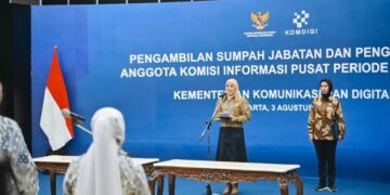 Lawan Hoaks Makin Gacor, 7 Anggota KIP Periode 2026–2030 Dikukuhkan