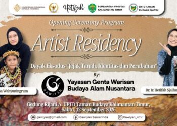Yayasan Gawiyyan Gelar Jejak Budaya Dayak Lewat Goresan Kanvas